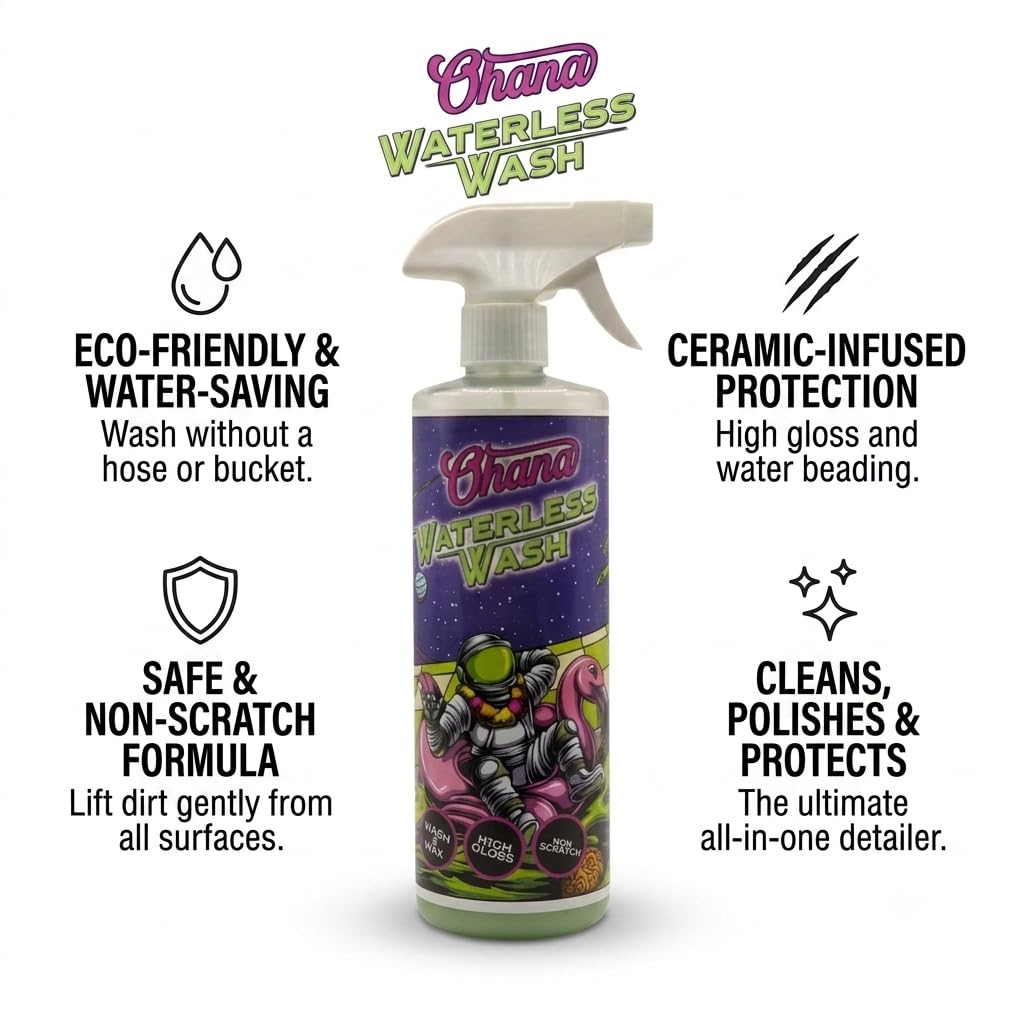 Waterless Car Wash & Wax 16 fl oz (2 pack)